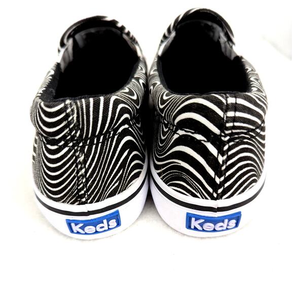 Keds shoes sz 8 NWOT Black and White swirl - Picture 7 of 7